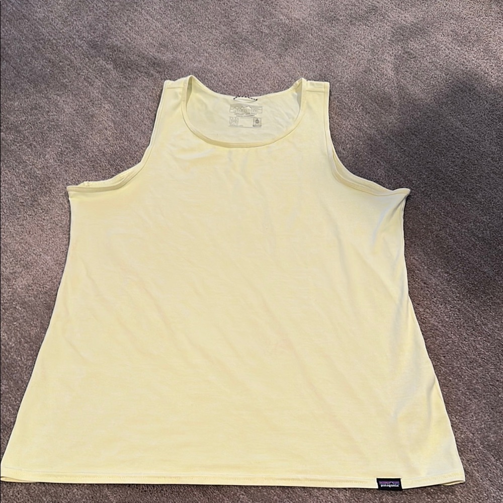 Patagonia Yellow Sleeveless Tank Top